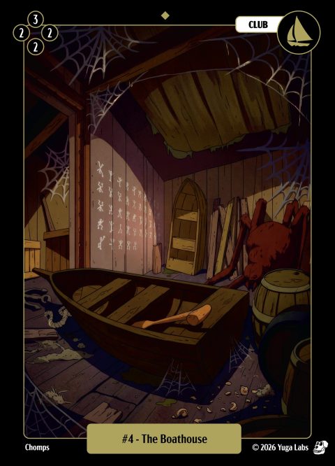 #004 The Boathouse Mudwater card