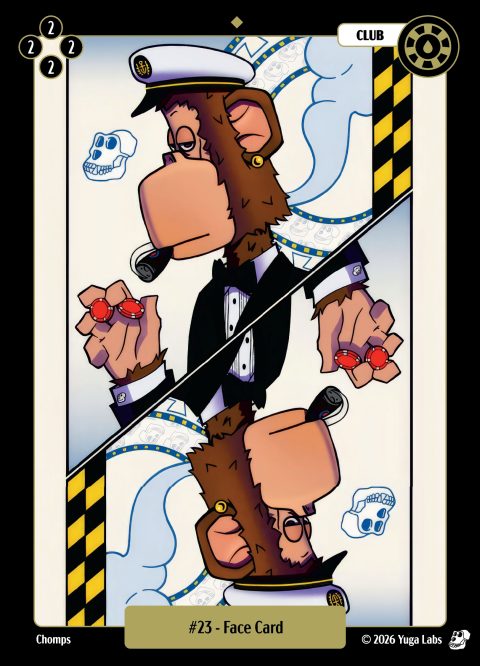 #023 Face Card Mudwater card