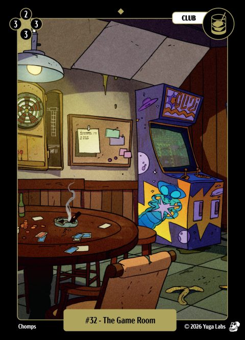 #032 The Game Room Mudwater card
