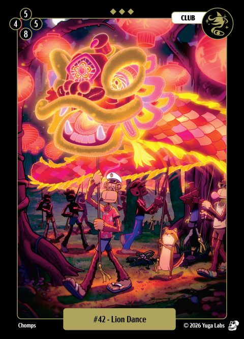 #042 Lion Dance Mudwater card