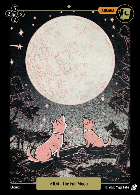 #104 The Full Moon Mudwater card