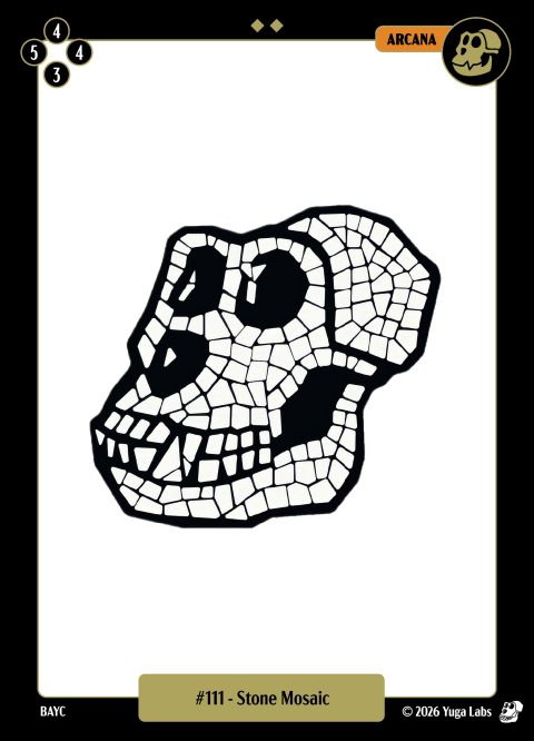 #111 Stone Mosaic Mudwater card