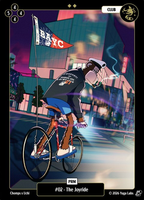 PRM-02 The Joyride Mudwater ApeFest promo card